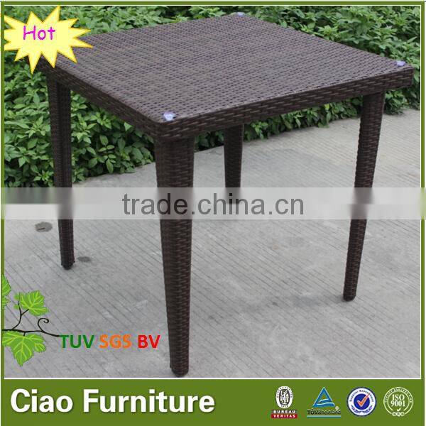 high quality outdoor furniture in patio /garden rattan table and chair