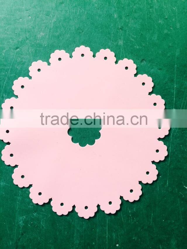 non-stick heat temperature circular lace silicone insulation pad / mat