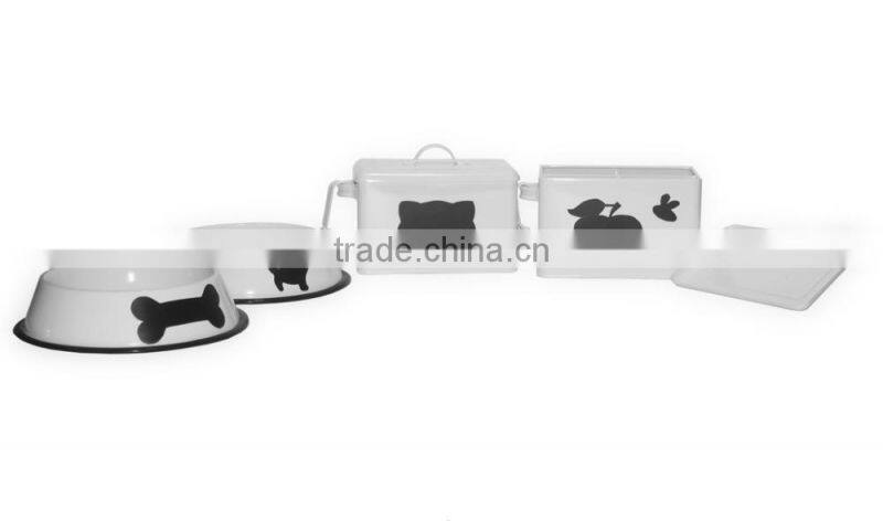 Fashionable Shallow pet bowl dog cat feeder with high quality