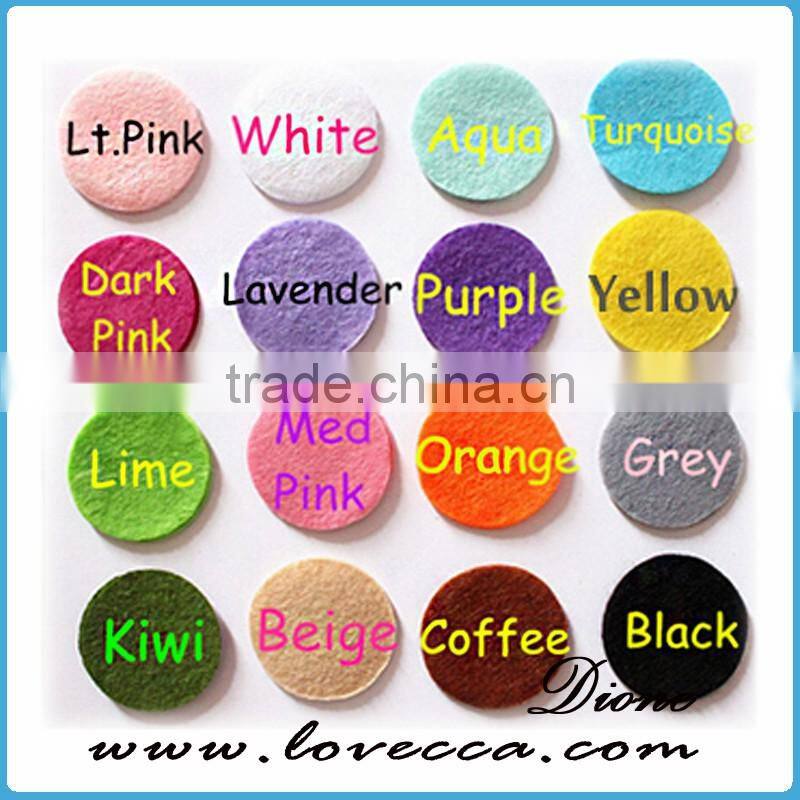 Round silver/rose gold/gold stainless steel locket perfume diffuser necklace /Aromatherapy necklace