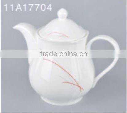 12PCS luxury hotel flower surface white ceramic dinnerware set