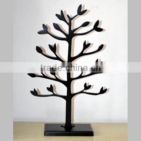 Metal tree jewelry display stand