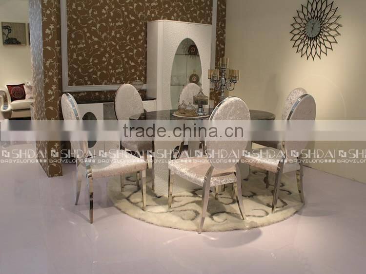 2016 cheap price high quality marble top dining table LV-A801