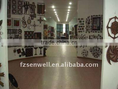 Handmade wood top coffee table with metal base