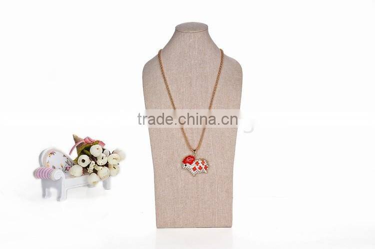 High Quality Standard fashion jewelry acrylic necklace display bust
