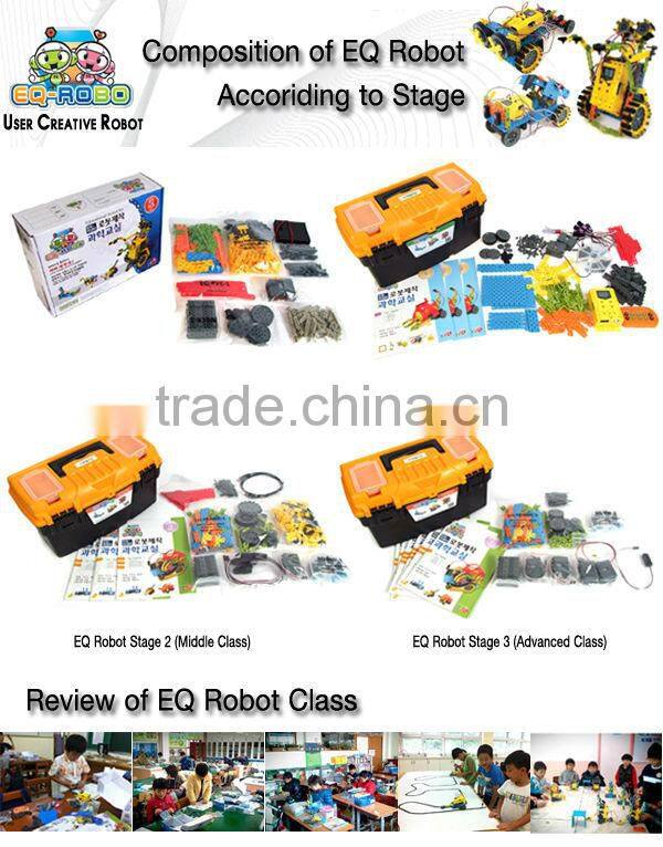 Self Assemble Toys Programmable Educational Robot Kit EQ Robot EQ3(Advanced Course) Designed in Korea