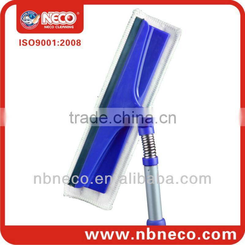 magnetic window cleaner with microfiber.