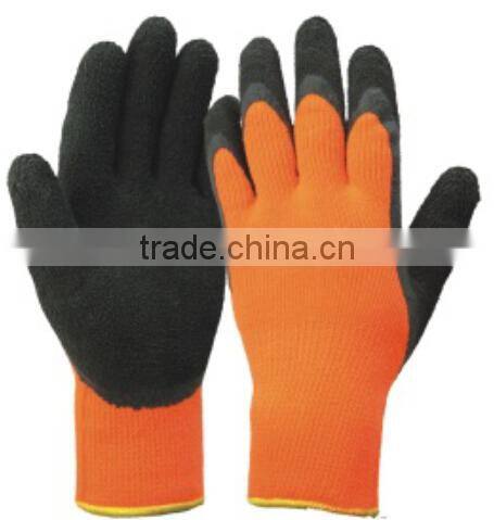 Thermal acrylic terry gloves for winter