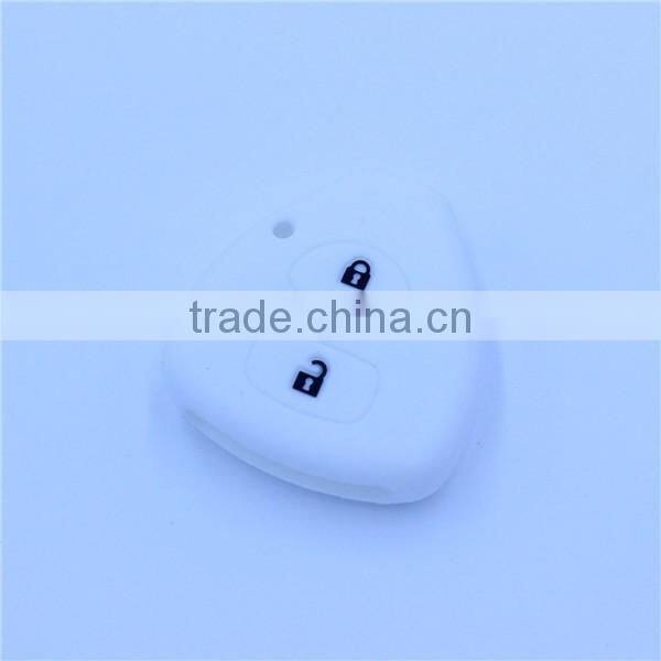2 Button Silicone Cover Hollowed fit for TOYOTA Corolla Rav4 Yaris Remote Key Case