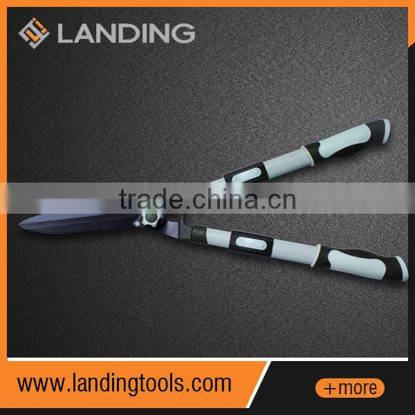 634101 690-910mm telescopic oval steel handle and 50# high carbon steel blade hedge shear