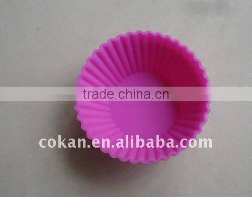 Round shape silicone cake mold,silicone cupcake mold CK-C067A