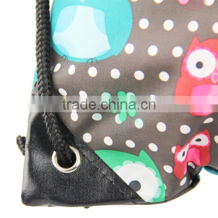 Polyester Material Drawstring Bucket Bag