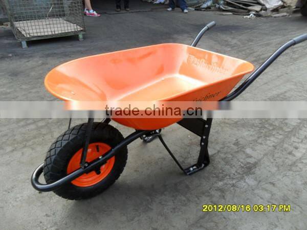 solid rubber powder wb6400 model wheel with solid axle