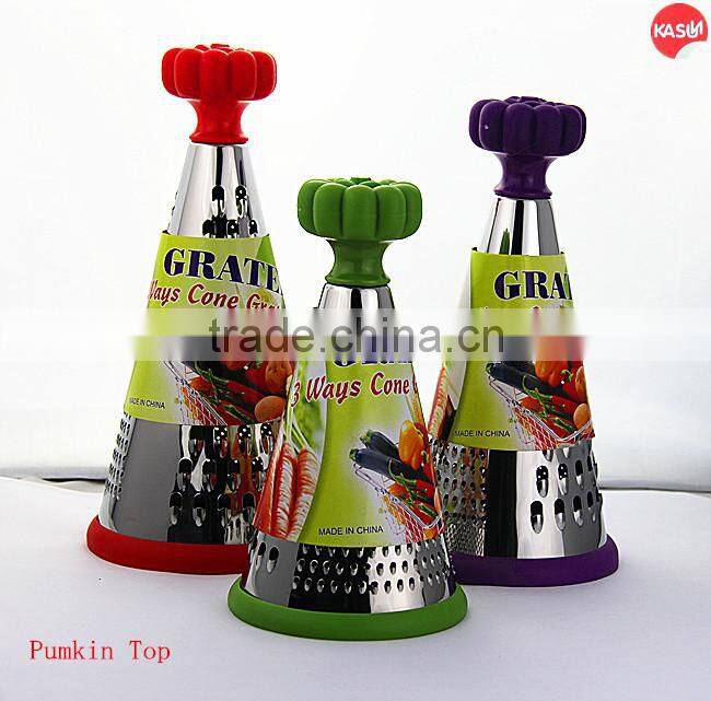 Hot sale stainless steel pumkin top grater
