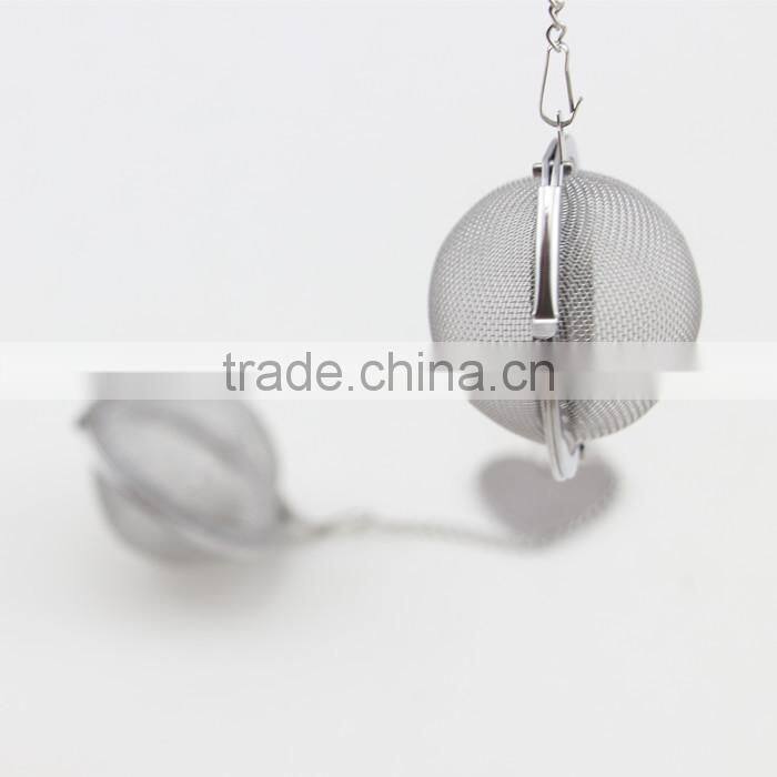 Stainless Steel Mesh Tea Infuser With A Hook Chain