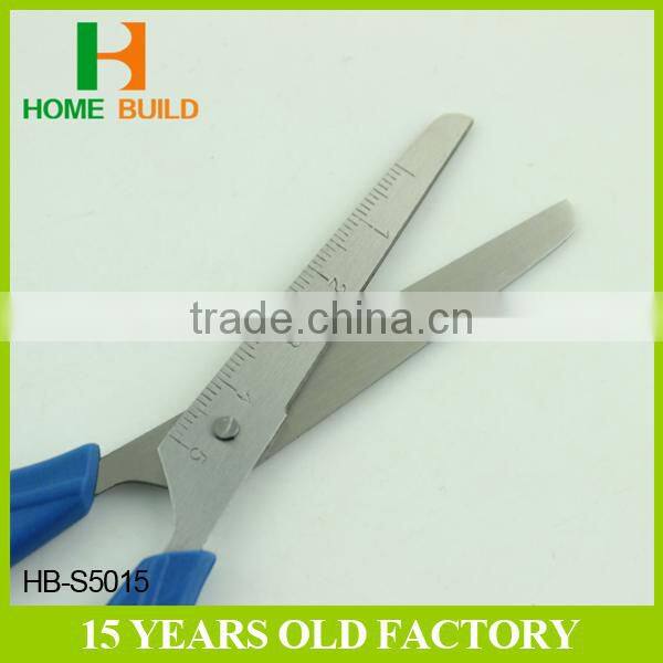Factory price HB-S5015 5" student scissors Graduated blade student wholesale scissors