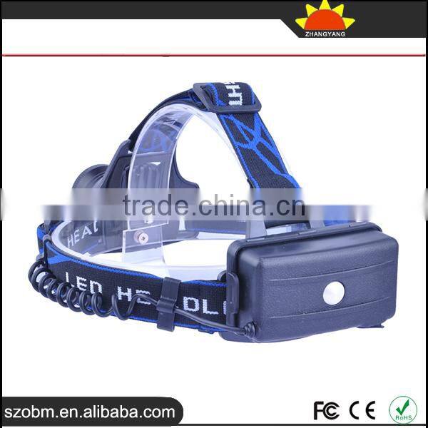 1 LED 1600 Lumens White Light Most Powerful Ultra bright Rechargeable Aluminum Miner LED Headlamps