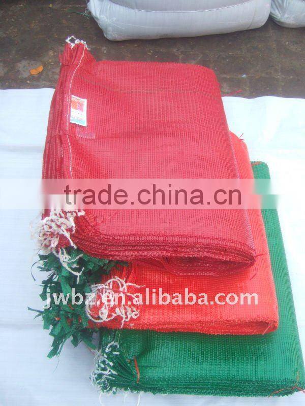 Plastic agricultural woven mesh bag for sale