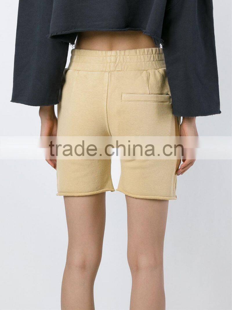 European Styles Fashion Women Loose Fitness West Track Shorts Pants Wholesale China Factory Custom Made Casual Shorts Pants