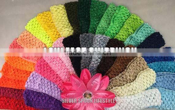 New arriven Wholesale Baby handmade Elastic Crochet Headbands,Baby Crochet Headbands wholesale price