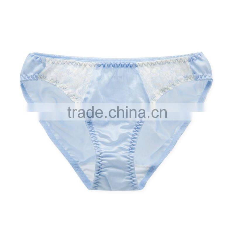 High Quality Factory Custom Colorful 100% Silk Sexy Fancy Woman Underwear