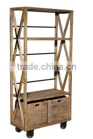 Retro Wooden Wardrobe