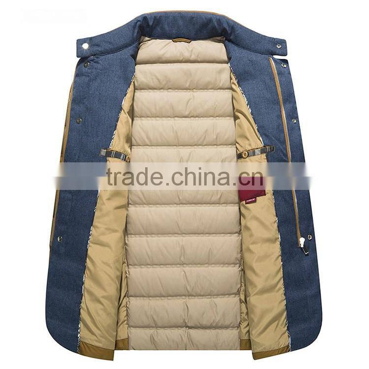 Factory Supplier Directly Soft Touch Stand Collar Leisure& Business Winter Men Padding Jacket