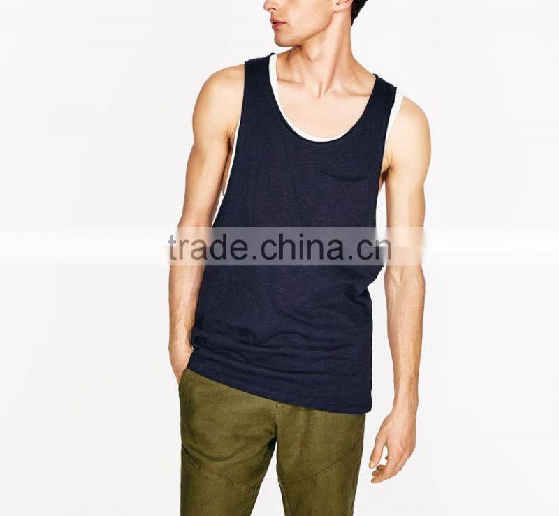 Design crop top tank top wholesale running vest