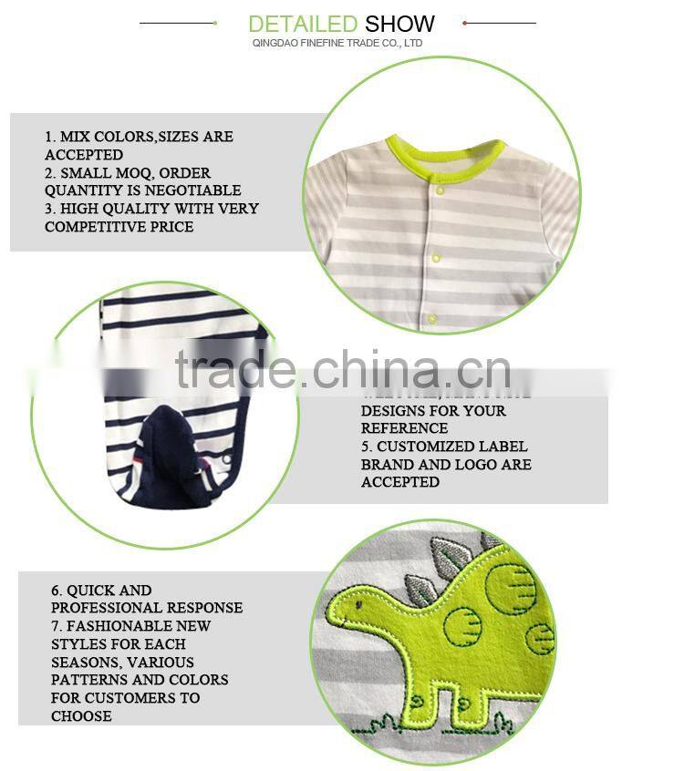 Newest Lovely Oem Cute Organic Baby Romper