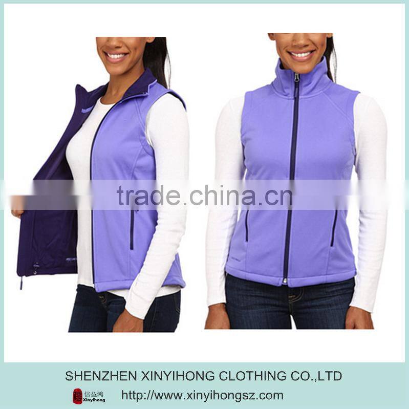 breathability ventilation 100% polyester customize womens gym Vest