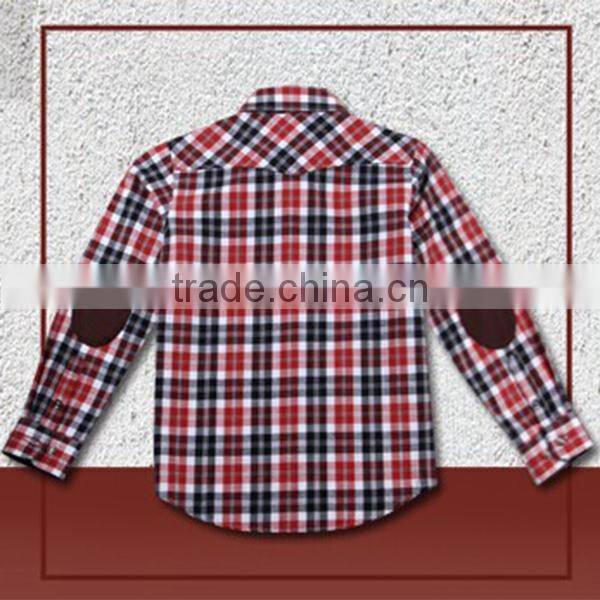 wholesale kids clothing long shirt for boys elbow stitch kids shirts