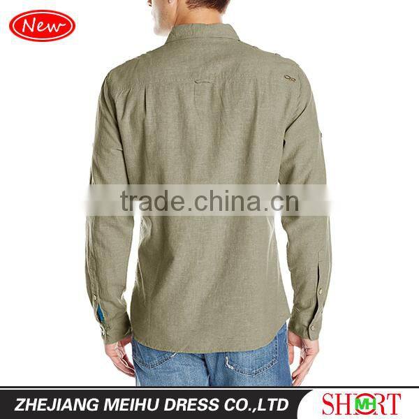 Outdoor research men's harrelson long sleeve linen shirt , casual shirt