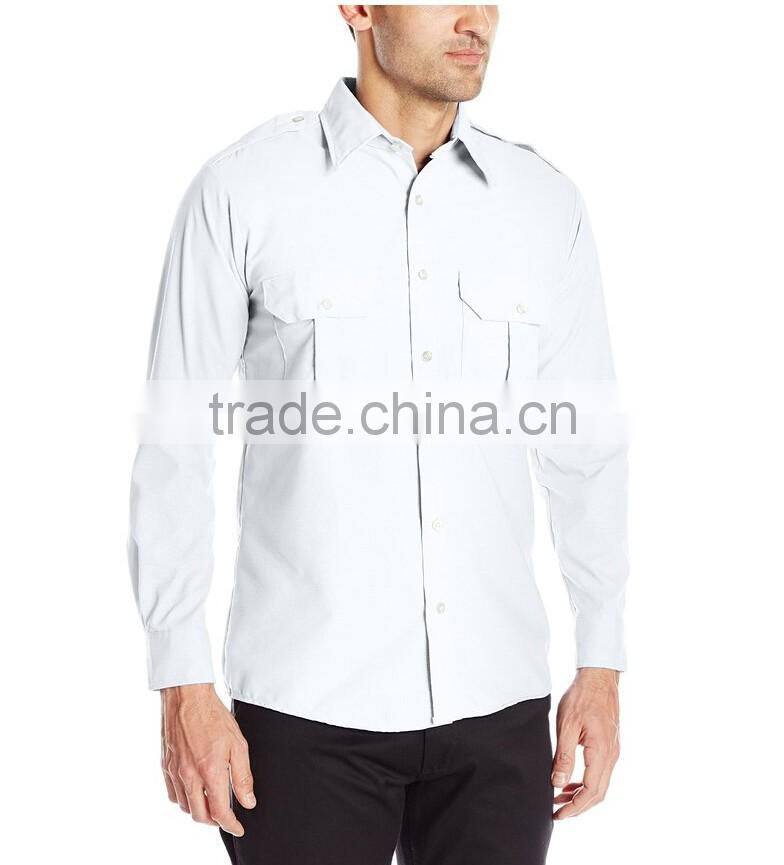 Men's Classic Long Sleeve Security Uniform Shirt