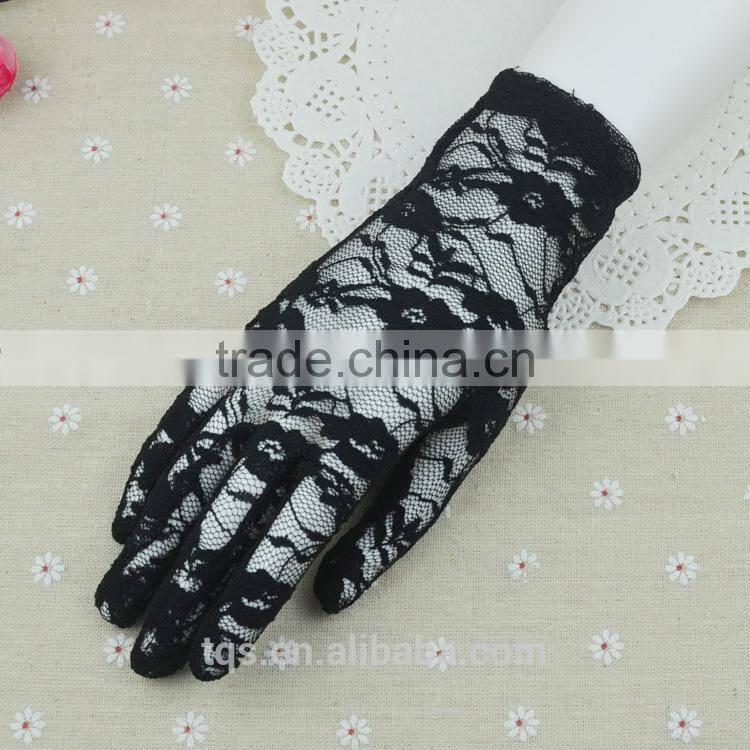 Women Lace Plus Size Wedding Gloves