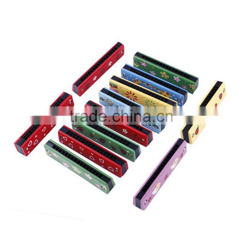 Tambourine party favors wholesale wood tambourine mini kids instruments logo printed tambourine