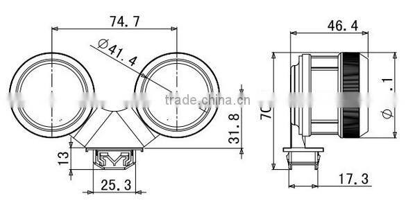 T12 fluorescent water & dust proof lampholder