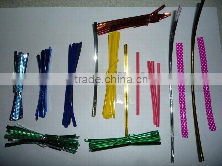 plastic black twist tie