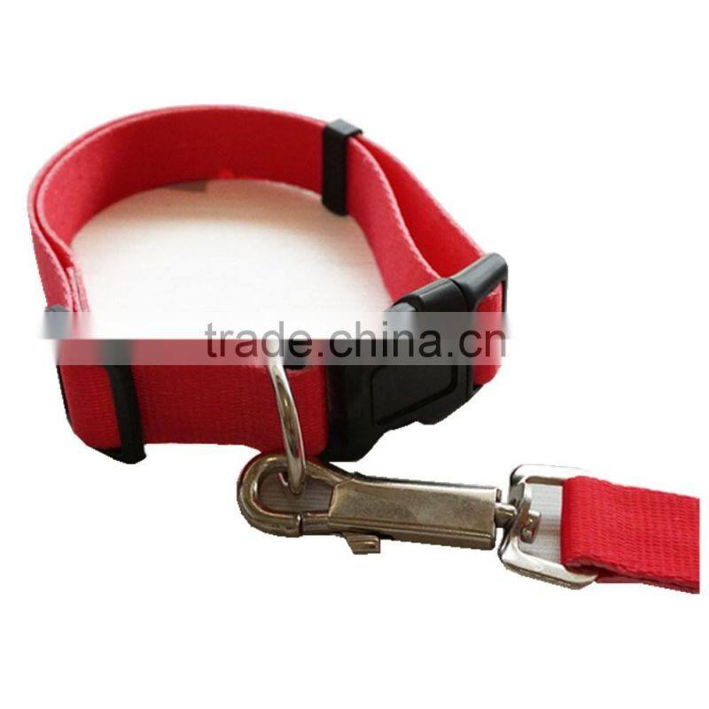 Soft nylon webbing for dog collar and leash