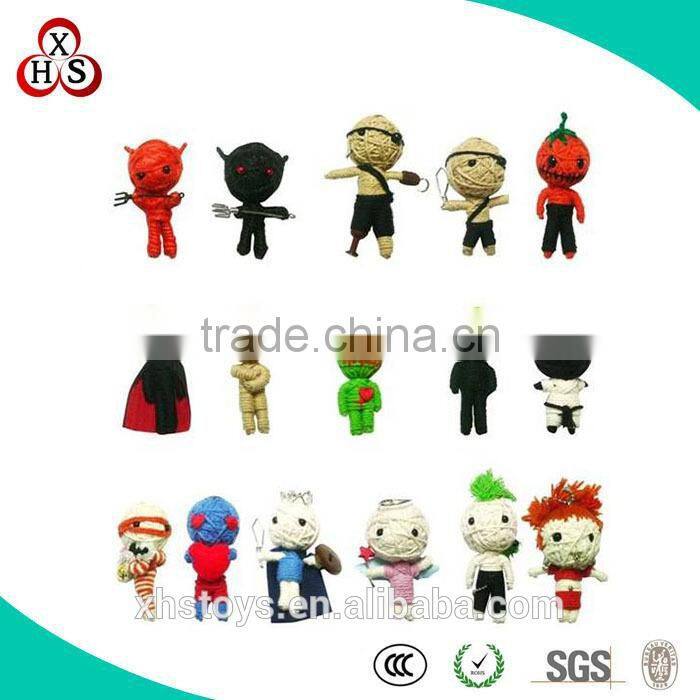 colorful design for plush key chain with cloth 2016 Hot Sale Soft With Cloth Plush Hippo Keychain For Wholesale