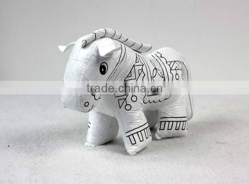 Innovative Product Washable Stuffed DIY Painting Educational Toy