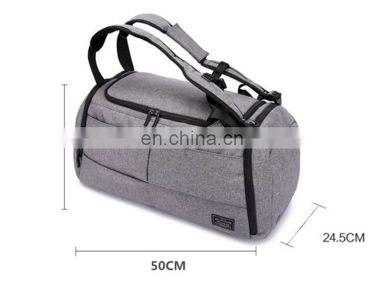 Anti-theft Sports Gym Bag Travel Duffle Backpack Weekend Bag with Shoes Compartment