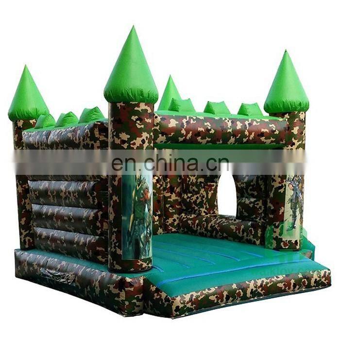 HI Hot sales military themed air Inflatables used commercial pvc