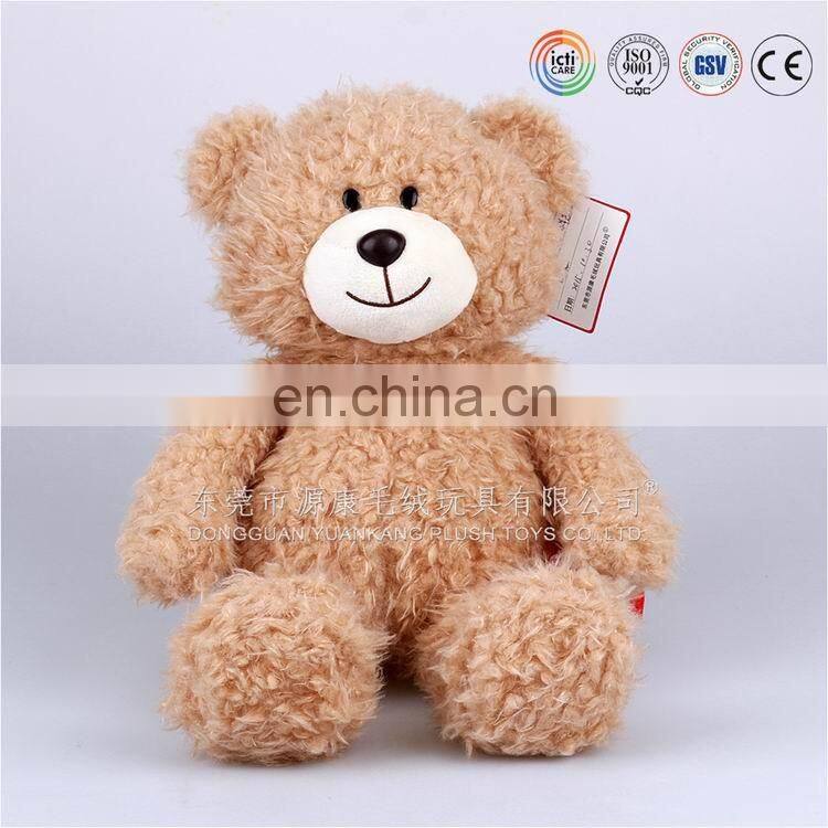 OEM/ Custom design super soft Velboa material stuffed white polar bear with scarf