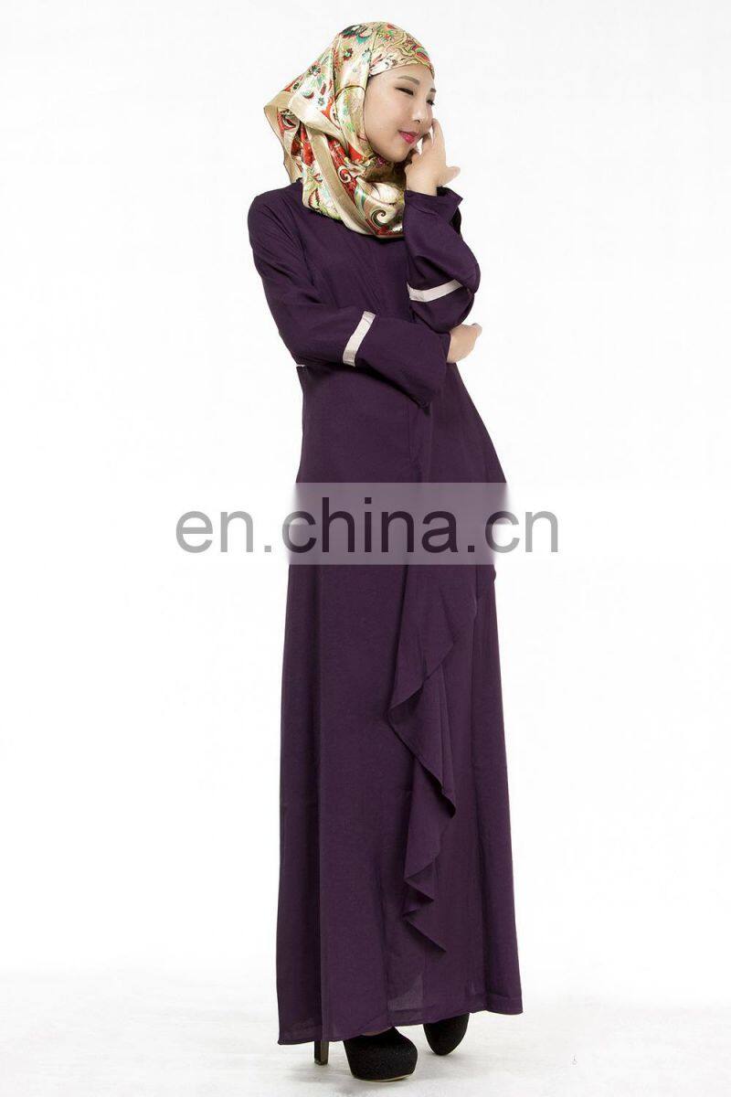 New arrival slim black prayer Arabic abaya indonesia cheap abaya 2017 fashion muslim dress