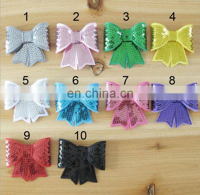 Sequin flower Hair Bow for Handmade DIY Baby Hair Accessories