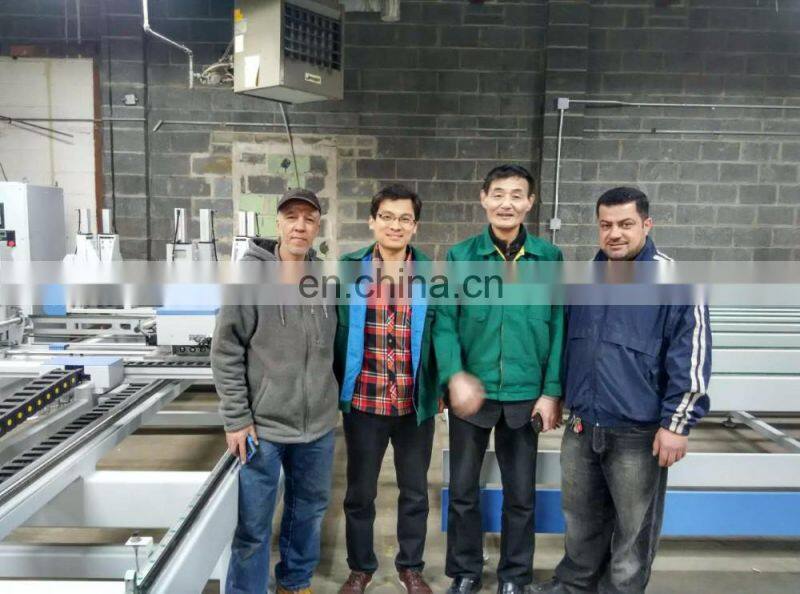 float double glass window door machine making on horizontal washing and drying machine