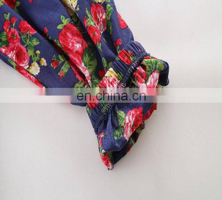 Soft Wear Summer Baby Girls Rompers Kids Floral 100% Cotton Bodysuits