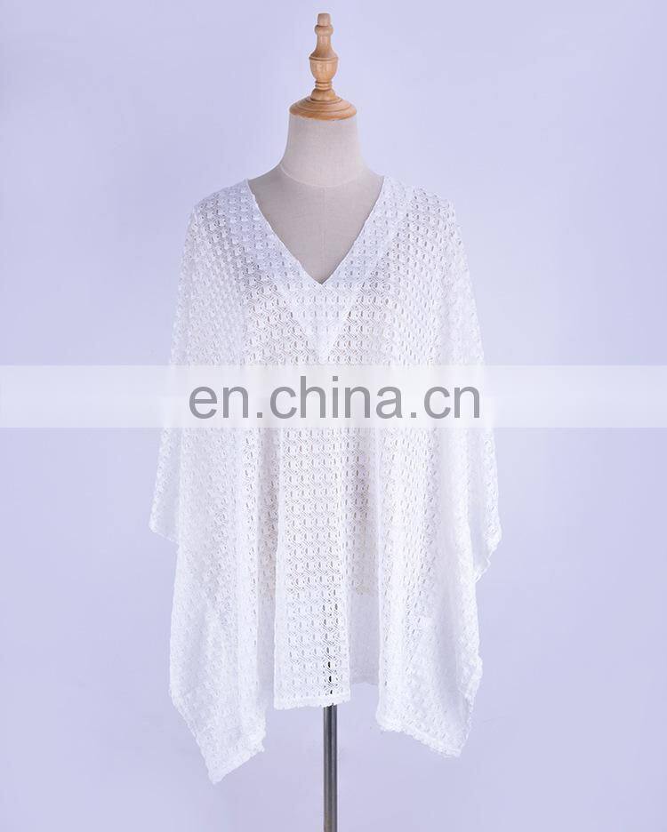 Lace Bikini Cover up Sexy Beach Cover up Vestidos playa 2019 Pareo de Plage Swim suit Cover up Beach wear Women Tunic Dress