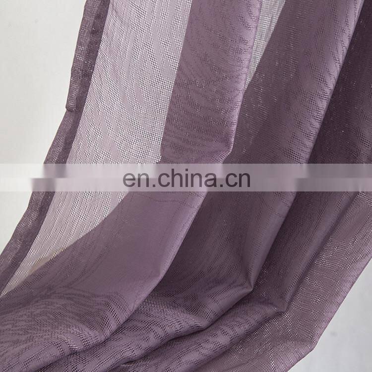 Hot style sheer curtains window curtain embroidered curtain drapes from China famous supplier