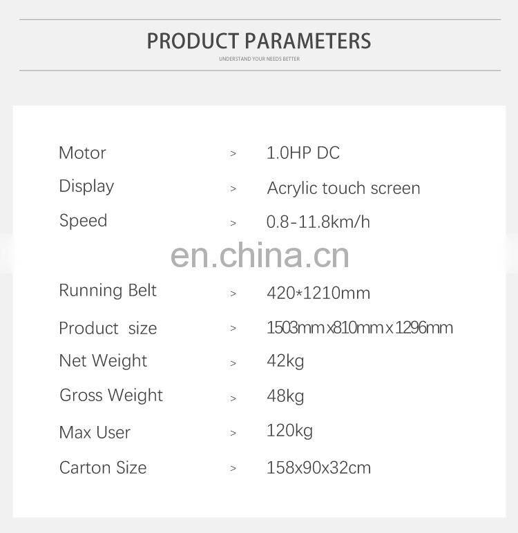 Customized Fitness Mini motorized Treadmill For Home Use